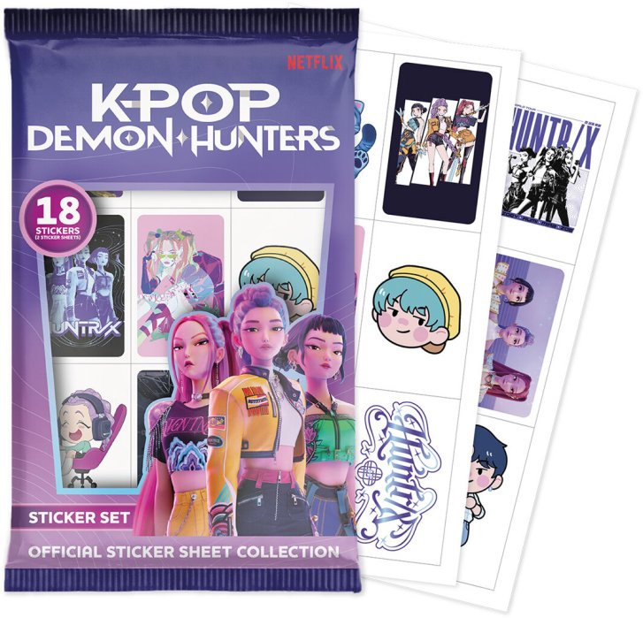 K-Pop Demon Hunters - Samolepky