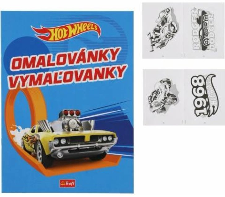 Hot Wheels - Maľovanky