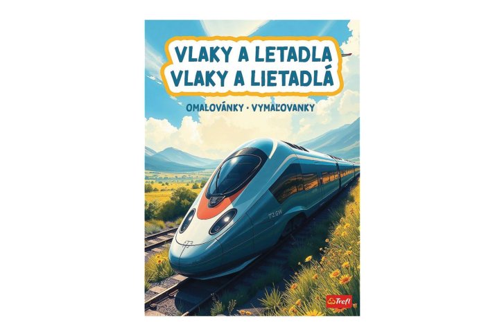 Maľovanky - Vlaky a lietadlá
