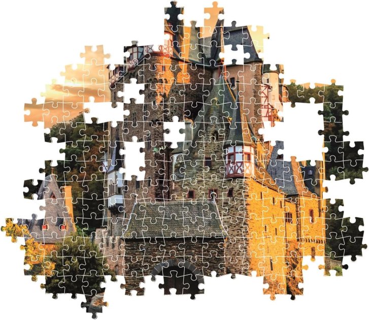 Puzzle 1000 - Zlatá hodinka na hrade Eltz