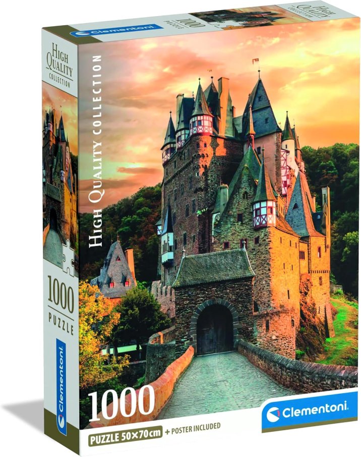 Puzzle 1000 - Zlatá hodinka na hrade Eltz