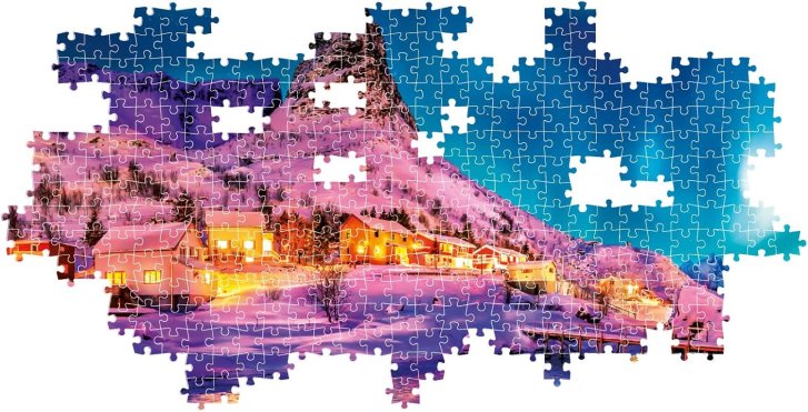 Puzzle 1000 – Polárna žiara nad Lofotami