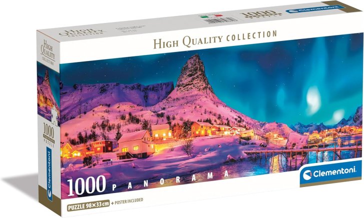 Puzzle 1000 – Polárna žiara nad Lofotami