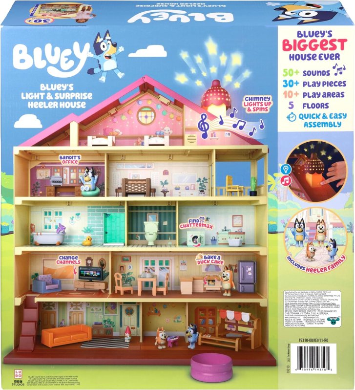 Bluey – Domček so zvukom a svetlom