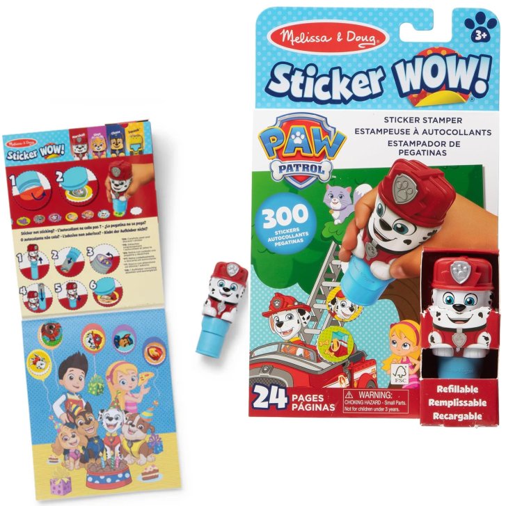 Melissa & Doug - Nálepky s dávkovačom Paw Patrol