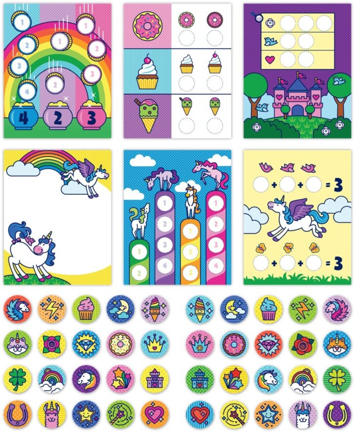 Melissa & Doug - Nálepky s dávkovačom