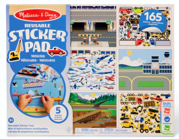 Melissa & Doug - Opakovane použiteľné nálepky