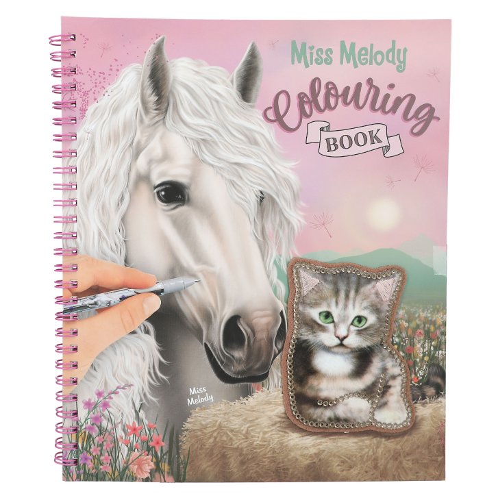 Miss Melody - Maľovanky s nálepkami