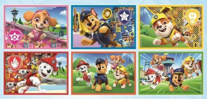 Paw Patrol - Obrázkové kocky 6 ks