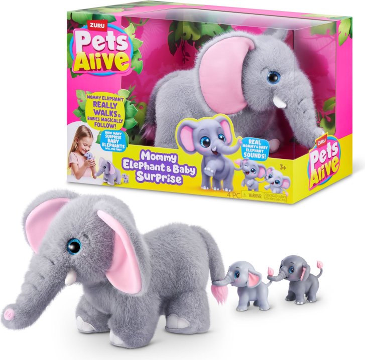 Pets Alive – Mama slonica a sloníčatá