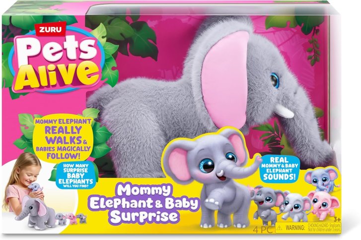 Pets Alive – Mama slonica a sloníčatá