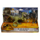 Jurassic World - Dinosaurus s figúrkou Dr. Ian Malcoml & Velociraptor
