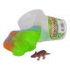 Farebný sliz s dinosaurom