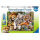 Puzzle 200 XXL - Mačkovité šelmy