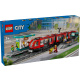 60423 Lego City – Električka a zastávka v centre mesta