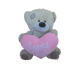 Plyšový medveď 24 cm Ružová