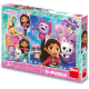 Puzzle 3x55 - Gabby’s Dollhouse