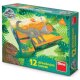 Jurassic World – Drevené kocky 12 ks