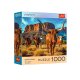 Puzzle 1000 – Texaský dlhorohý skot
