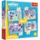 Puzzle 4v1 – Mickey Mouse