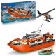 60504 Lego City - Záchranný čln pobrežnej hliadky a vrtuľník