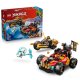 71864 Lego Ninjago - Kombinovateľné vozidlá Kaia a Colea