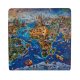 Puzzle 1000 s podložkou Mapa Sveta