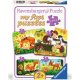 Moje prvé puzzle 4v1 - Lesné zvieratká
