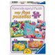Moje prvé puzzle 4v1 - Roztomilé dinosaury
