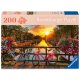 Puzzle 200 XL - Západ slnka v Amsterdame