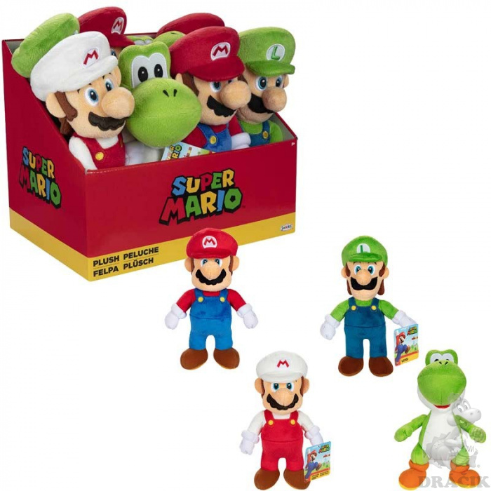 Plyšové hračky ze hry Super Mario Bros - vedlejší postavy - Mom & Kids